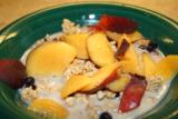 Peach & Granola Fit Ass Breakfast